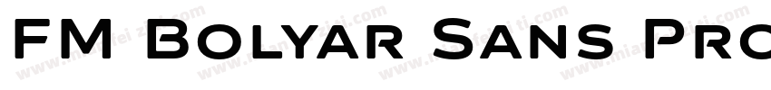 FM Bolyar Sans Pro 800字体转换
